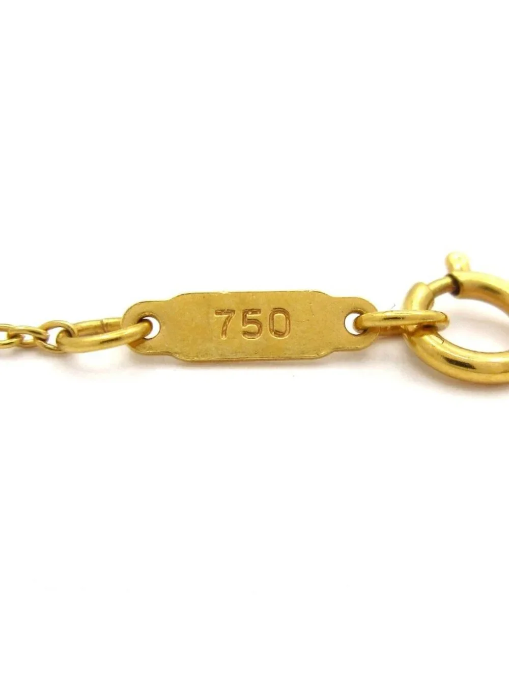 Tiffany & Co Necklace 18k Yellow Gold Black Shell